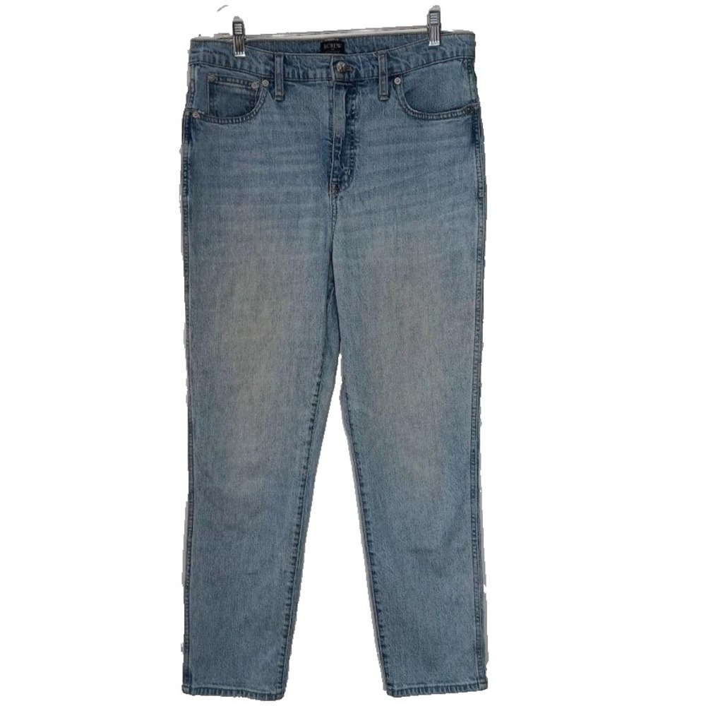 J Crew Jeans Womens 30 High-Rise Classic Vintage Re-Imagined Stretch Raw Hem Den